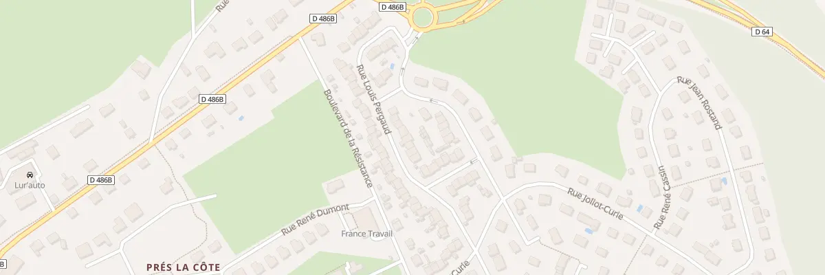 Plan du 14 Rue Louis Pergaud à Lure