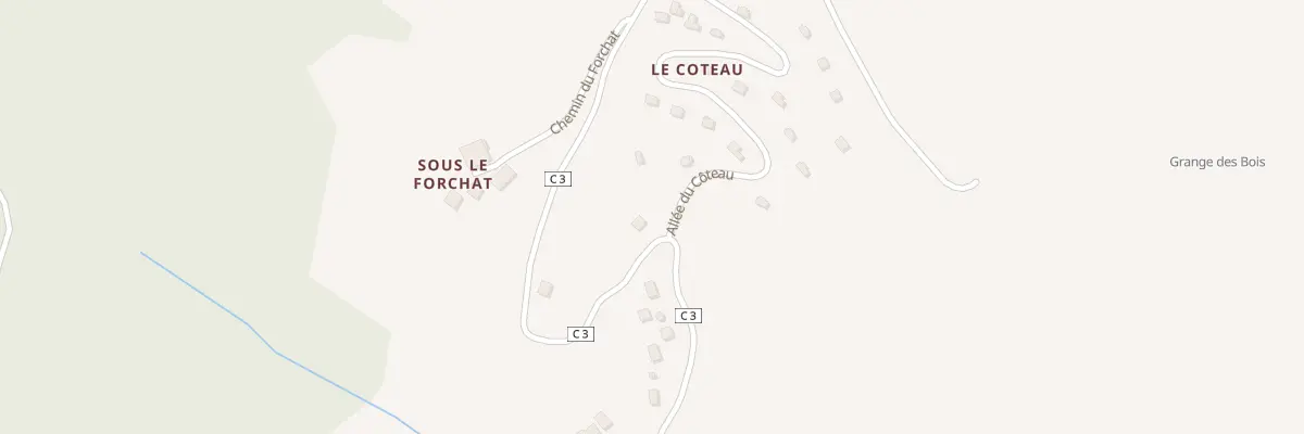 Plan du 180 All du Coteau à Lullin