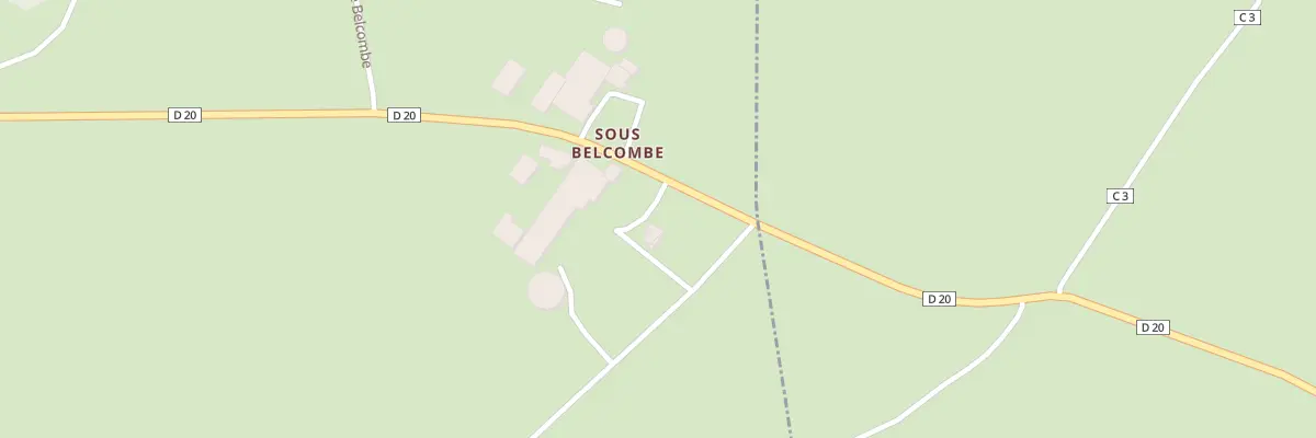 Plan du 5050 Sous Belcombe à Germéfontaine