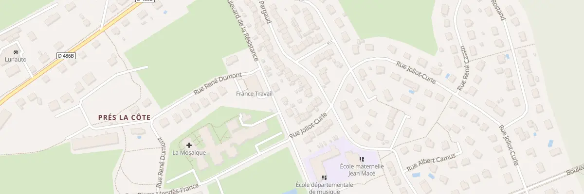 Plan du 3 Rue Louis Pergaud à Lure