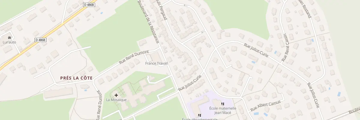 Plan du 5 Rue Louis Pergaud à Lure