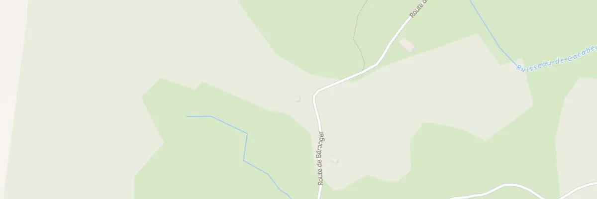 Plan du 2133 Rte de Béranger aux Belleville