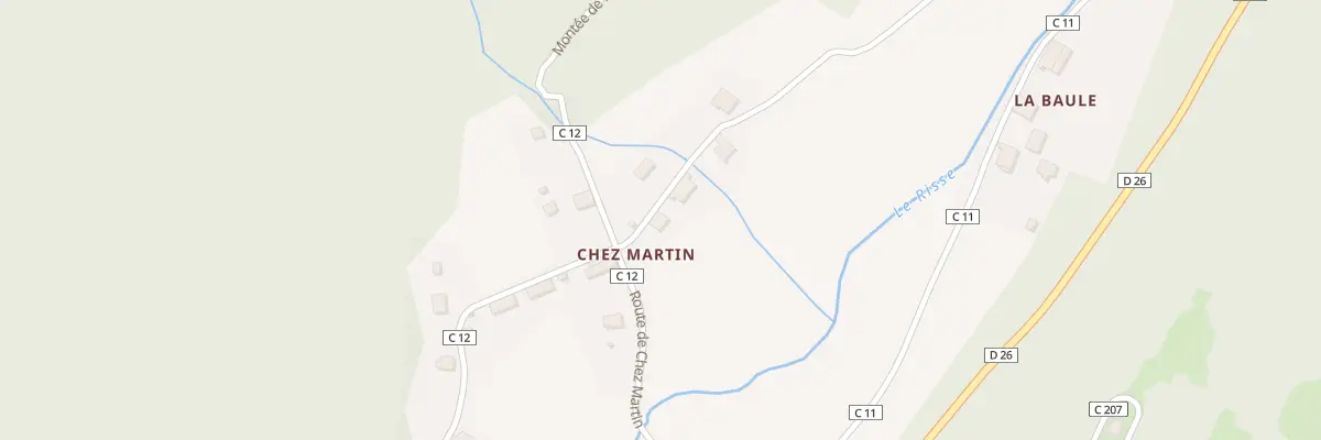 Plan du 290 Rte de Chez Martin à Mégevette