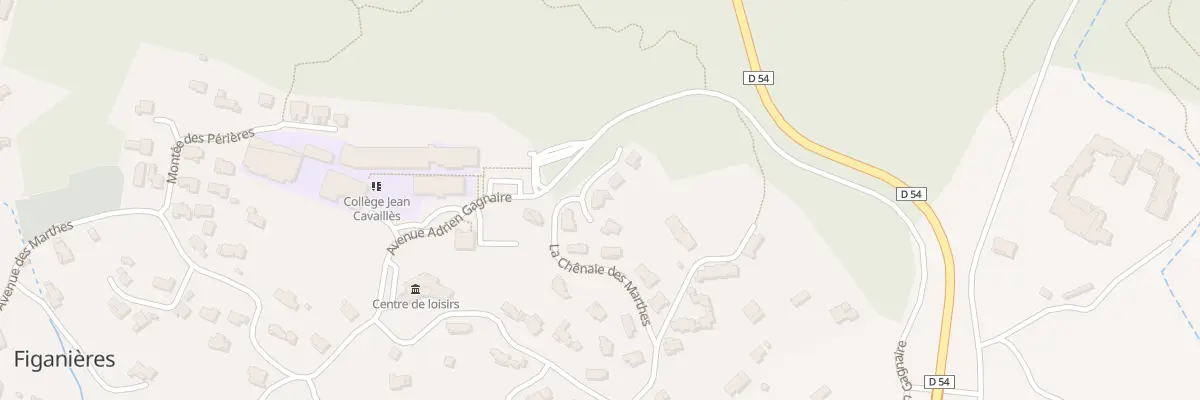 Plan du 5969 Les Marthes à Figanières
