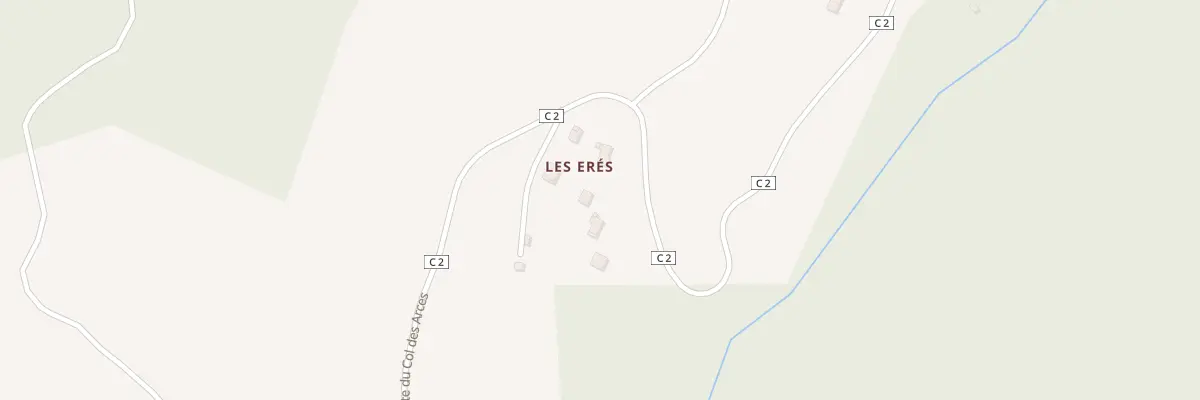 Plan du 5491 Les Eres à Lullin