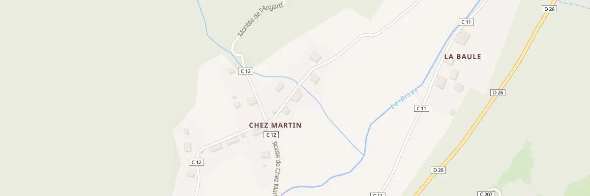 Plan du 316 Rte de Chez Martin à Mégevette