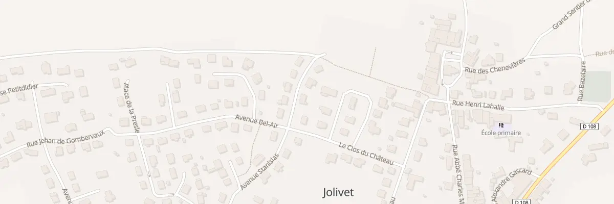 Plan du 14 Av Stanislas à Jolivet