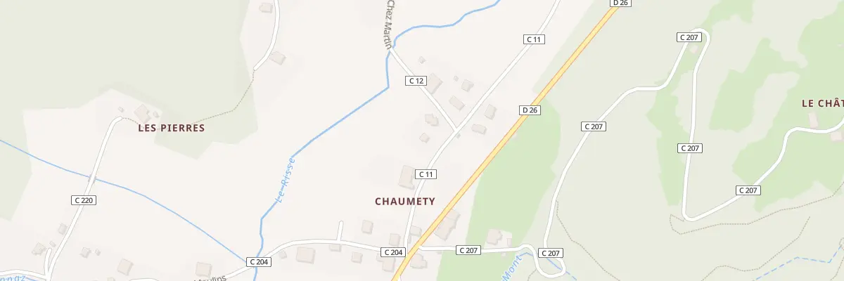 Plan du 119 Rte de Dorjon à Mégevette