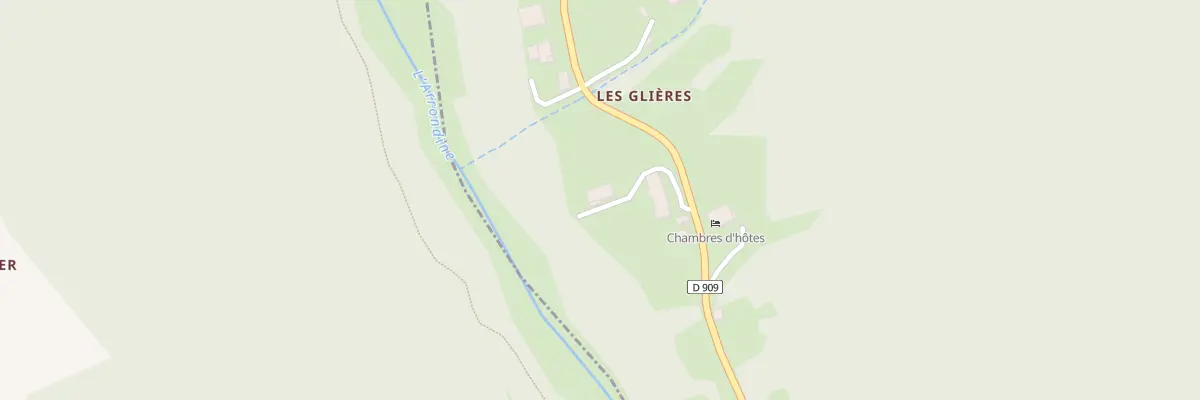 Plan du 3697 Rte des Aravis à Flumet