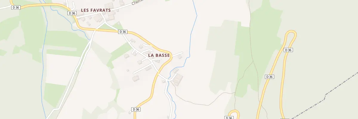 Plan du 3997 Rte du Col du Feu à Orcier