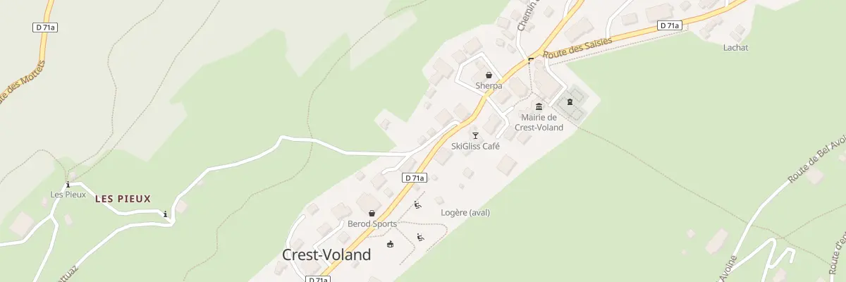 Plan du 5115 Crest Voland à Crest-Voland