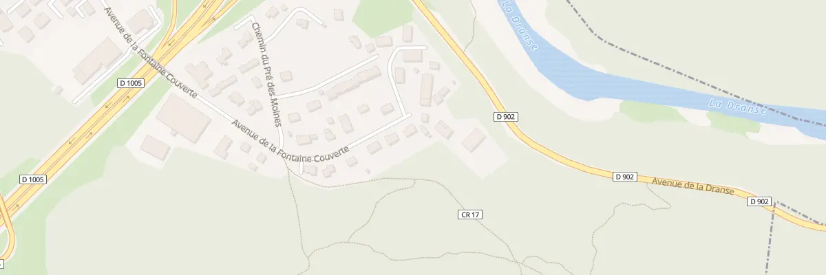 Plan du 43B Av de la Fontaine Couverte à Thonon-les-Bains