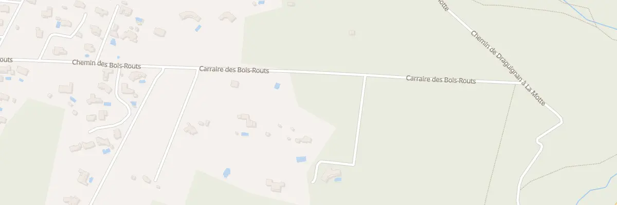 Plan du 1088 Che des Bois Routs à Trans-en-Provence