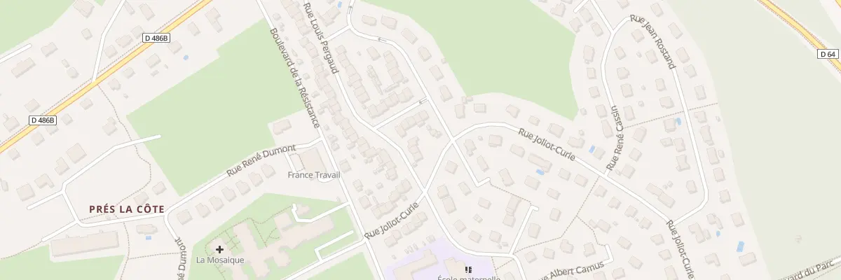 Plan du 6 Rue Louis Pergaud à Lure