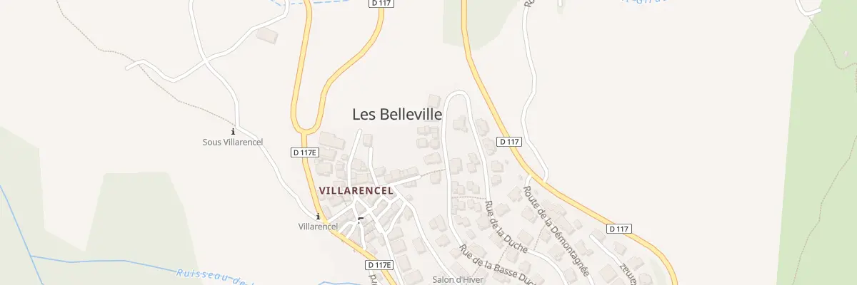Plan du 325 Rue de la Duche aux Belleville