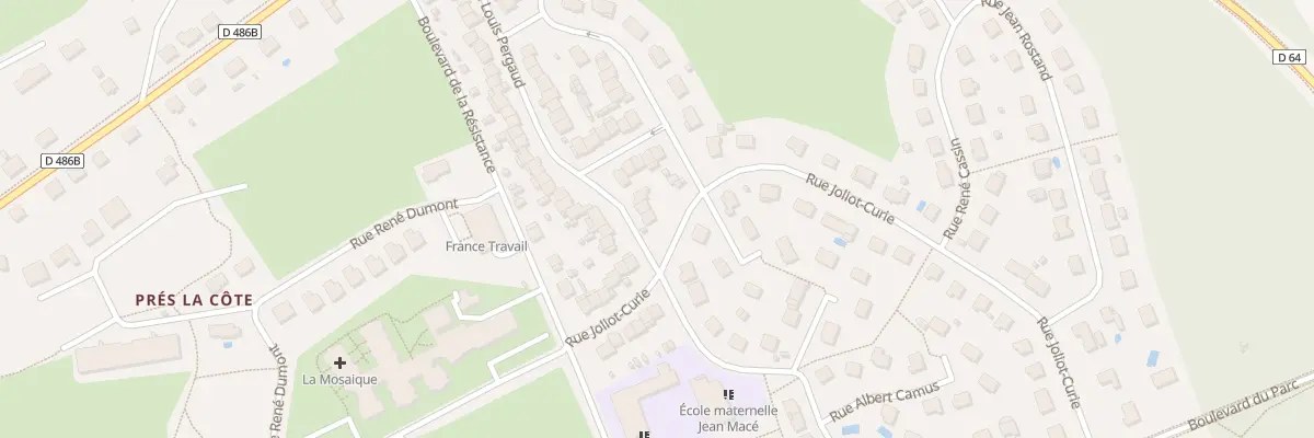 Plan du 2 Rue Louis Pergaud à Lure