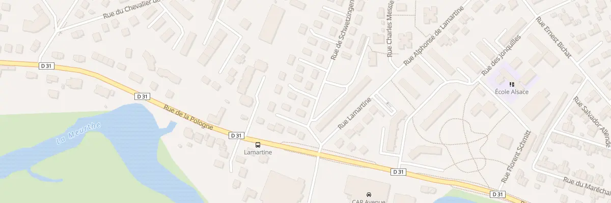 Plan du 68 Rue de Schwetzingen à Lunéville