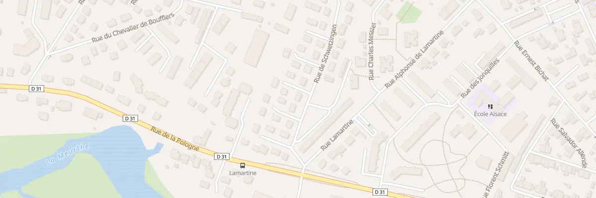 Plan du 56 Rue de Schwetzingen à Lunéville