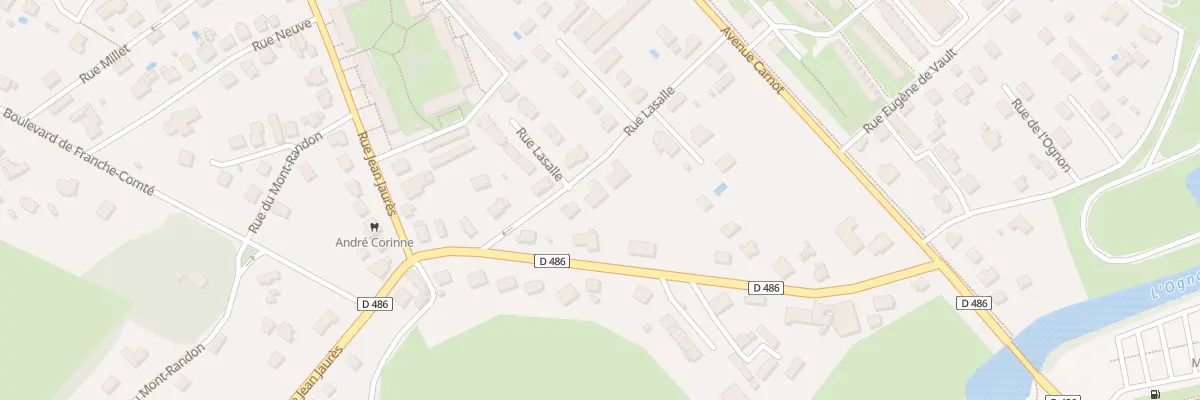 Plan du 22 Rue Lasalle à Lure