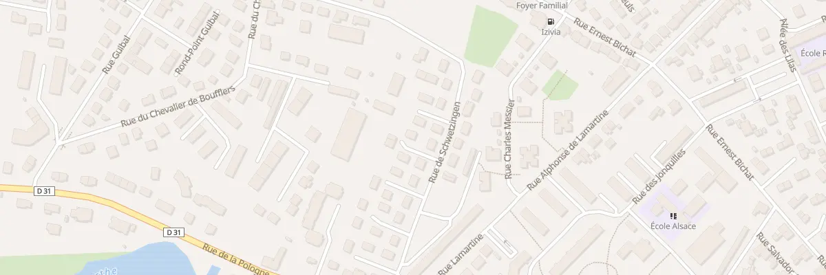 Plan du 36 Rue de Schwetzingen à Lunéville