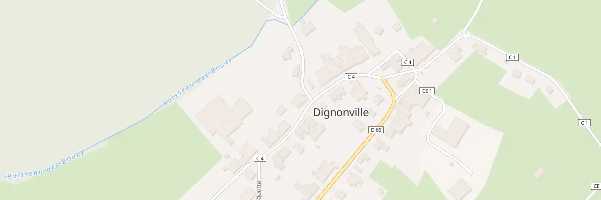 Plan du 158 Rue de la Praye à Dignonville