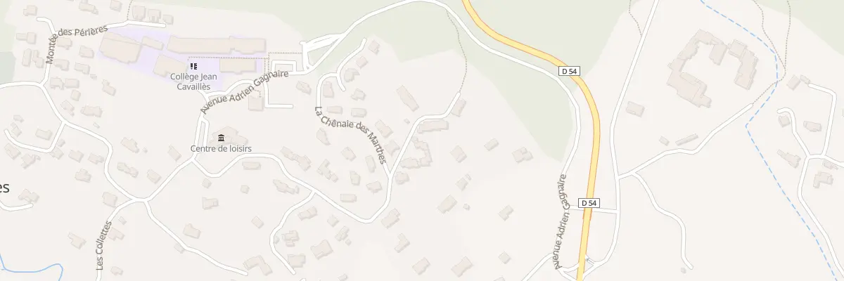 Plan du 5925 Les Marthes à Figanières