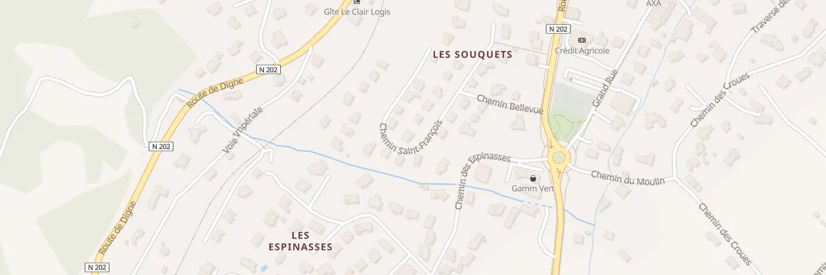 Plan du 5262 Les Souquets à Saint-André-les-Alpes