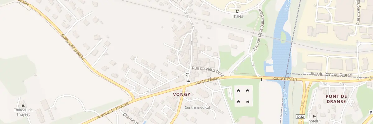 Plan du 6 Av de Saint-Disdille à Thonon-les-Bains