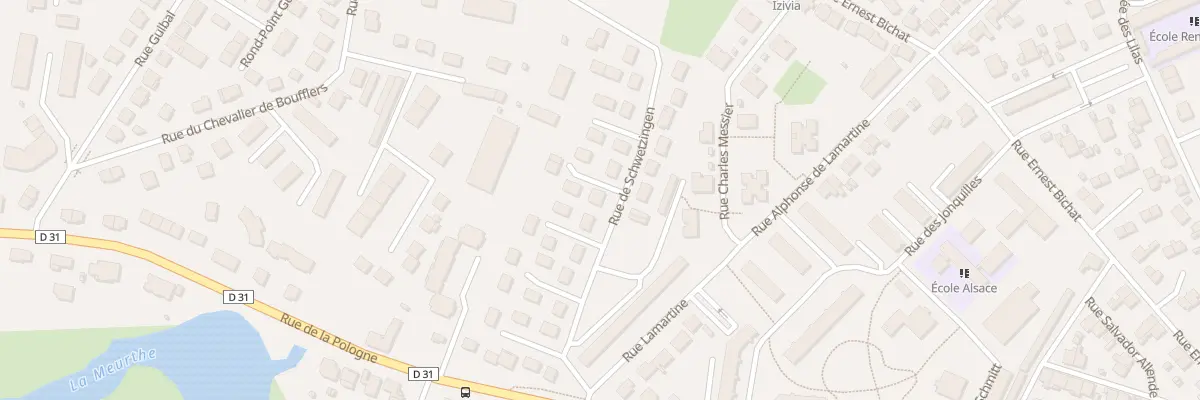 Plan du 44 Rue de Schwetzingen à Lunéville
