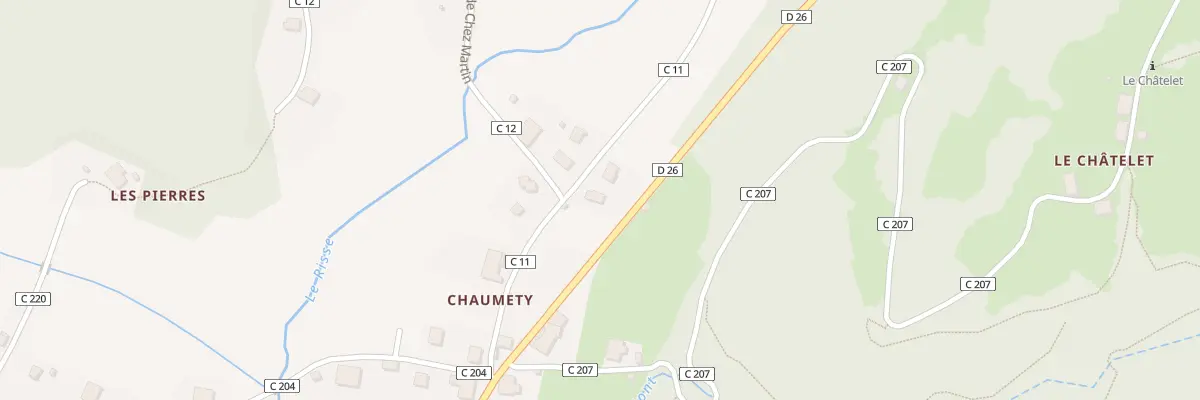 Plan du 164 Rte de Dorjon à Mégevette