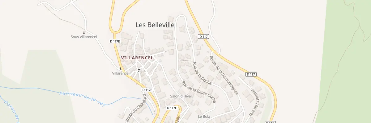 Plan du 5263K La Duche aux Belleville