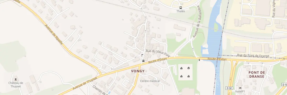 Plan du 8 Av de Saint-Disdille à Thonon-les-Bains