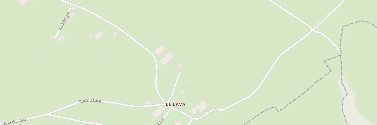 Plan du 14 Au Lava à Gilley