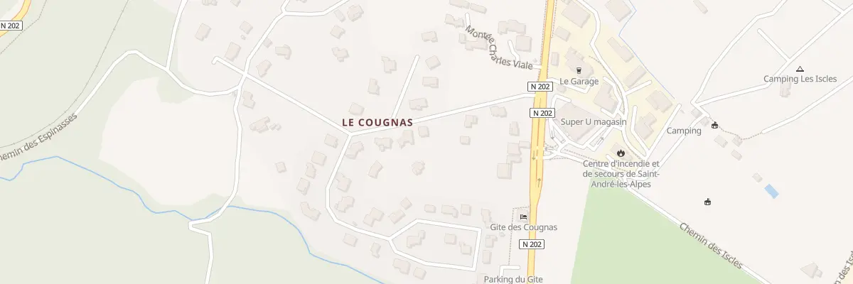 Plan du 7499 Le Cougnas à Saint-André-les-Alpes