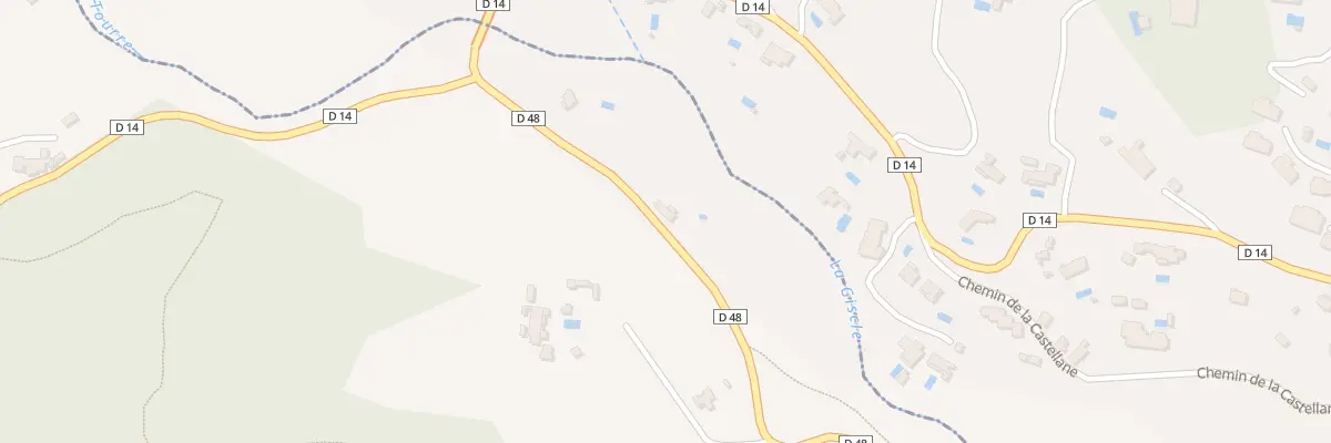 Plan du 2106 Rte Rd 48 de Lorgues A Cogolin à Cogolin