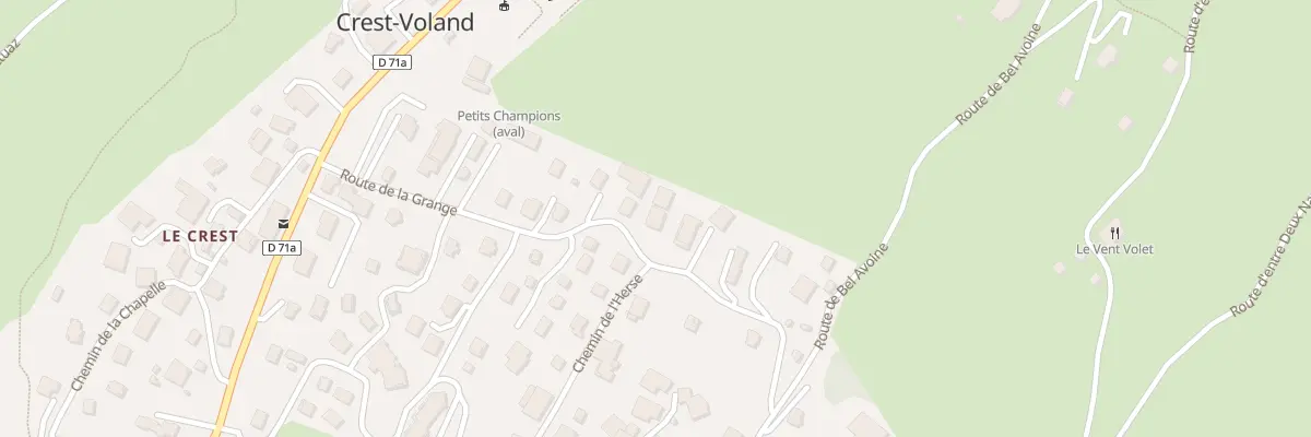 Plan du 253 Rte de la Grange à Crest-Voland