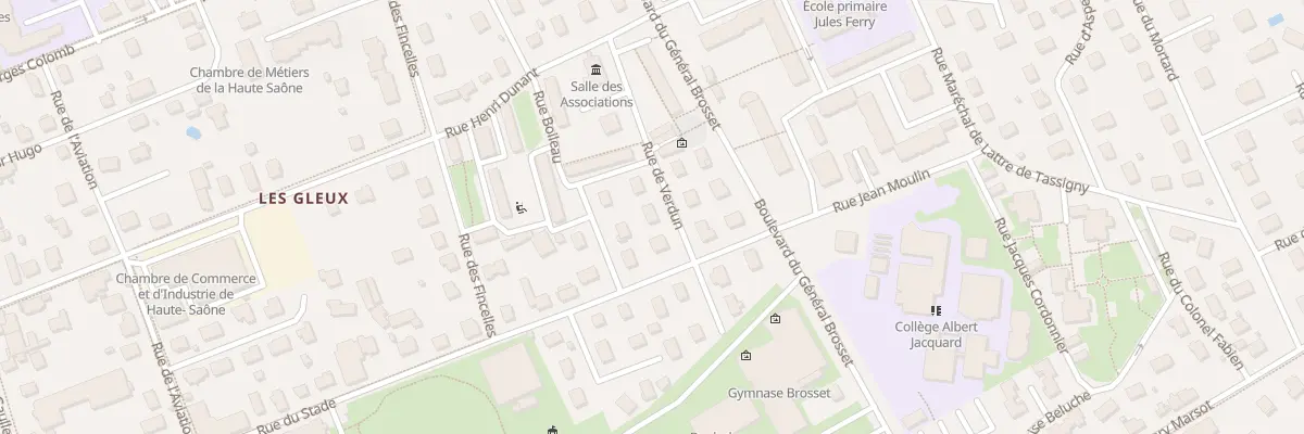 Plan du 8 Rue de Verdun à Lure