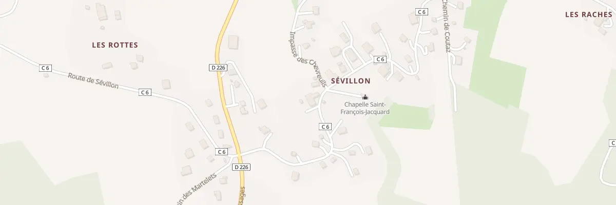 Plan du 235 Rte de St François Jacquard à Onnion