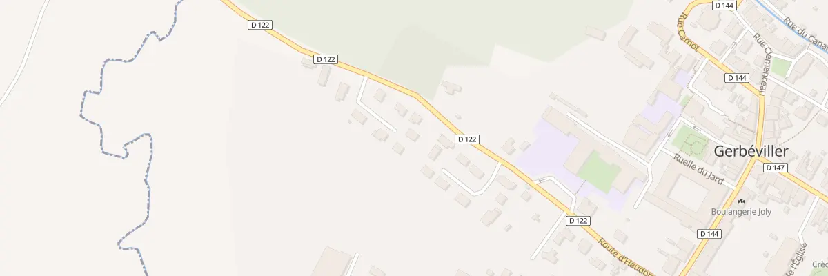 Plan du 8 Rue du Censal à Gerbéviller