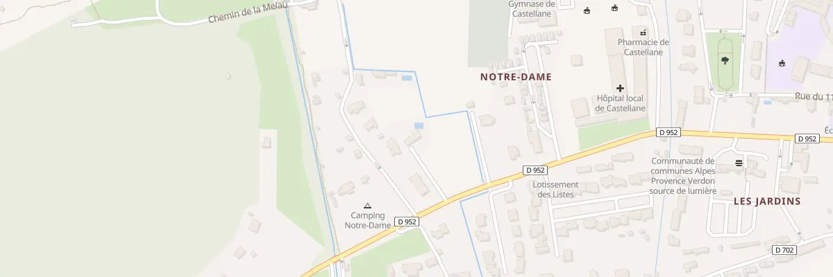Plan du 5111 Notre Dame à Castellane