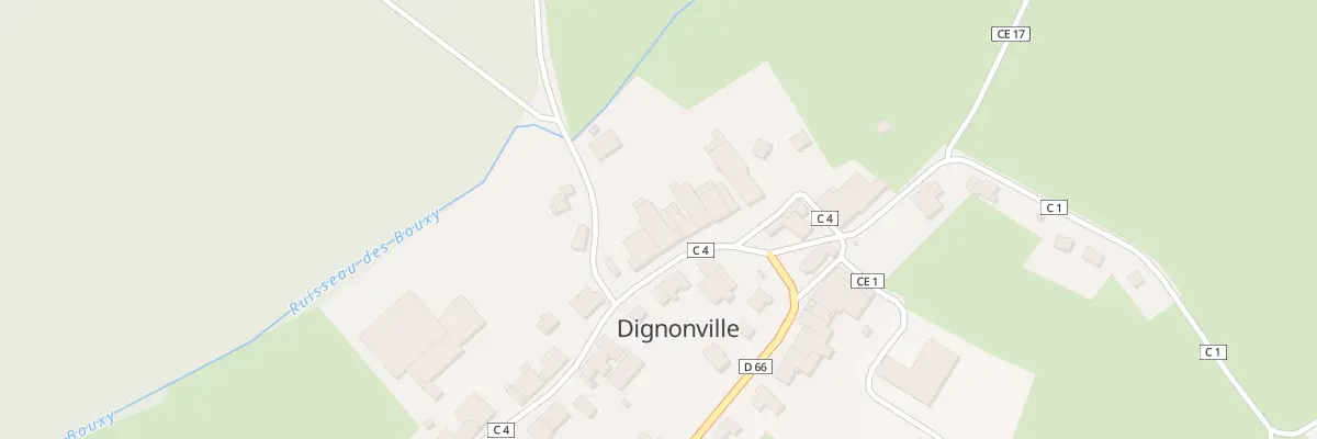 Plan du 81 Rue de la Praye à Dignonville