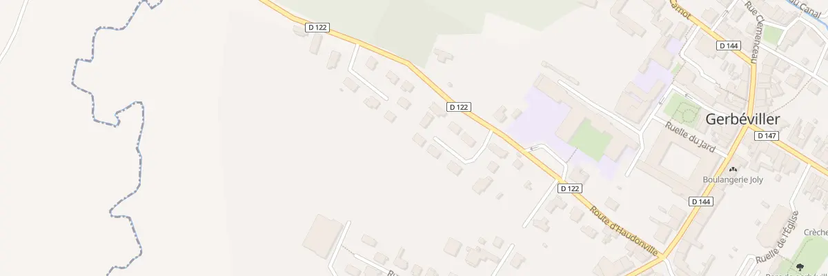 Plan du 12 Rue du Madru à Gerbéviller