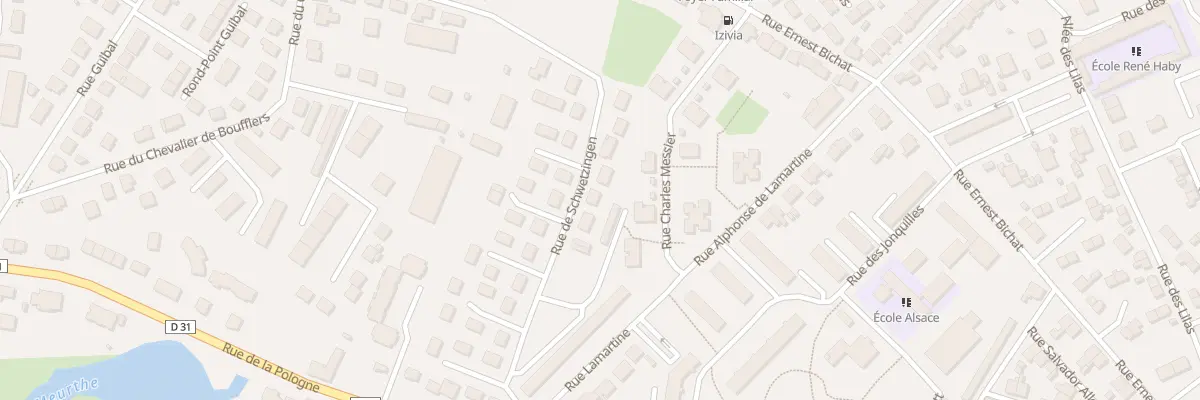 Plan du 21 Rue de Schwetzingen à Lunéville