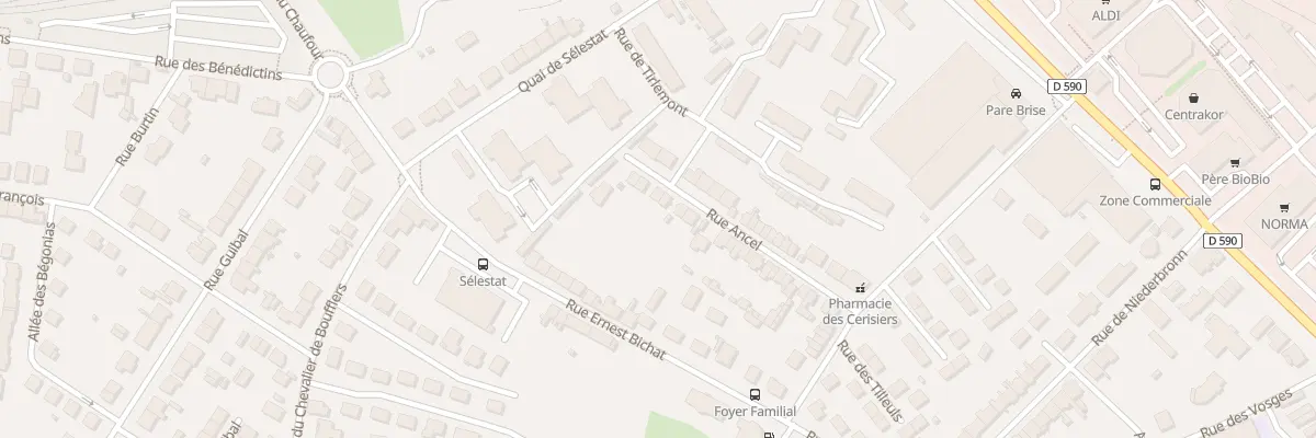 Plan du 33 Rue Ancel à Lunéville