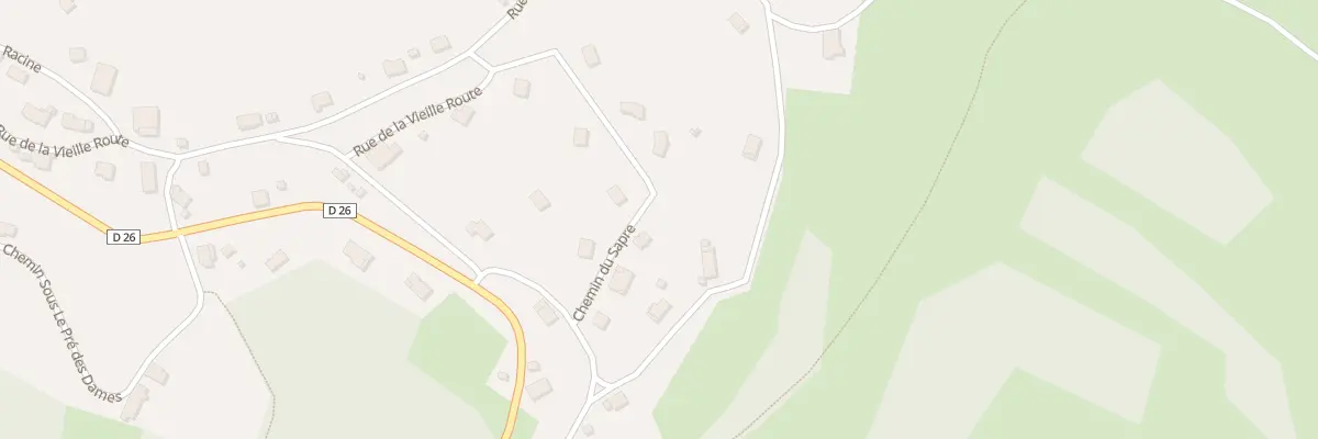 Plan du 4 Che du Sapre à Raon-aux-Bois