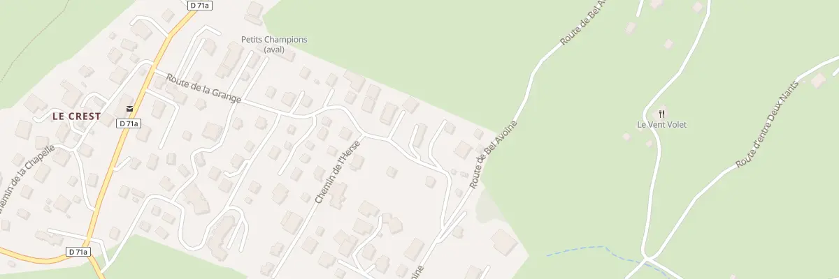 Plan du 357 Rte de la Grange à Crest-Voland