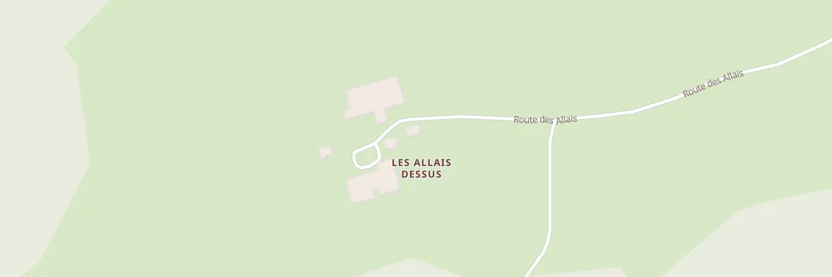 Plan du 1 Les Allais à Orchamps-Vennes