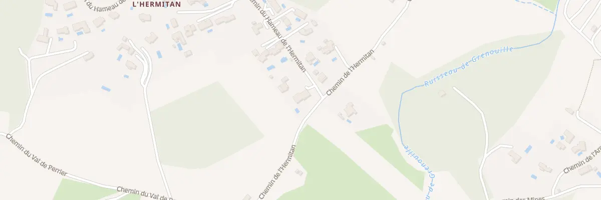 Plan du 25 Che du Hameau de l’Hermitan à Cogolin