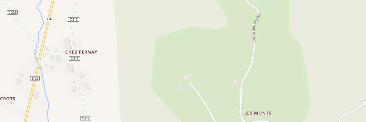 Plan du 1075 Rte des Monts à Mégevette