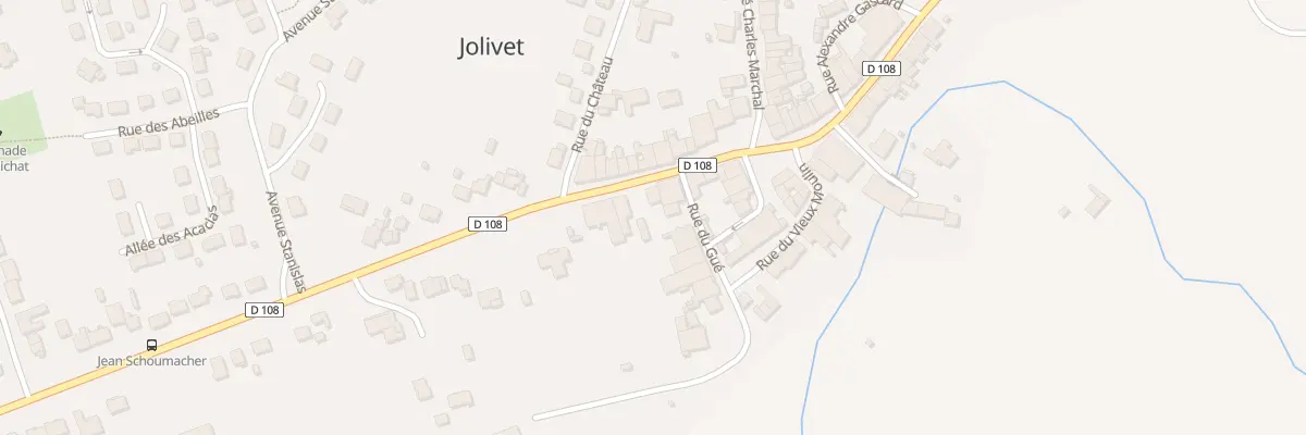 Plan du 12 Rue Ferdinand Cosson à Jolivet